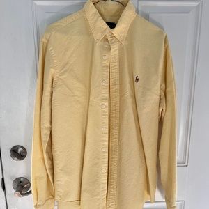 Men’s Yellow Ralph Lauren Dress Shirt